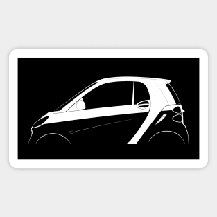 smart fortwo (W451) Silhouette Magnet